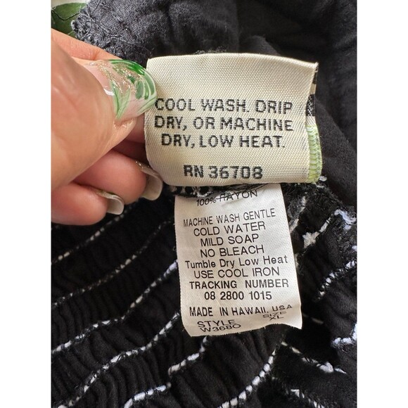 Kalaheo Hawaiian Tropical Stretch Strapless Smocked Back Brown Midi Dress XL - Picture 5 of 5